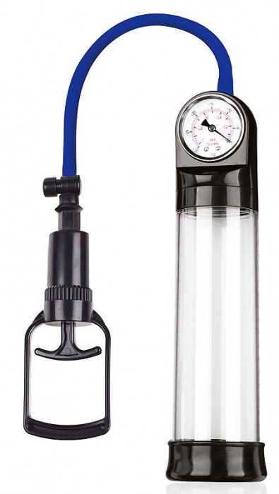Прозрачная вакуумная помпа Sex Expert с манометром - Sex Expert - в Находке купить с доставкой