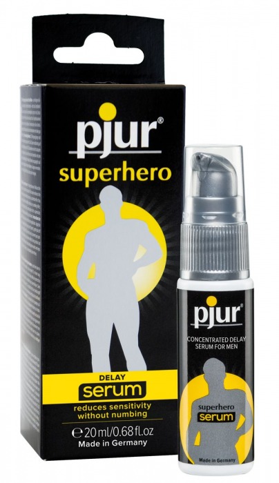 Сыворотка-пролонгатор pjur SUPERHERO Delay Serum - 20 мл. - Pjur - купить с доставкой в Находке