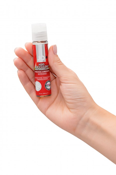 Лубрикант с ароматом арбуза JO Flavored Watermelon - 30 мл. - System JO - купить с доставкой в Находке