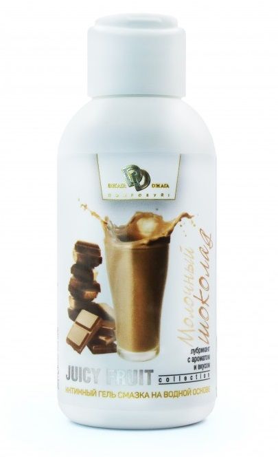 Интимный гель-смазка JUICY FRUIT с ароматом молочного шоколада - 100 мл. - БиоМед - купить с доставкой в Находке