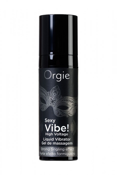 Гель для массажа ORGIE Sexy Vibe High Voltage с эффектом вибрации - 15 мл. - ORGIE - купить с доставкой в Находке