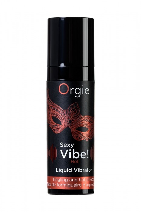 Разогревающий гель для массажа ORGIE Sexy Vibe Hot с эффектом вибрации - 15 мл. - ORGIE - купить с доставкой в Находке