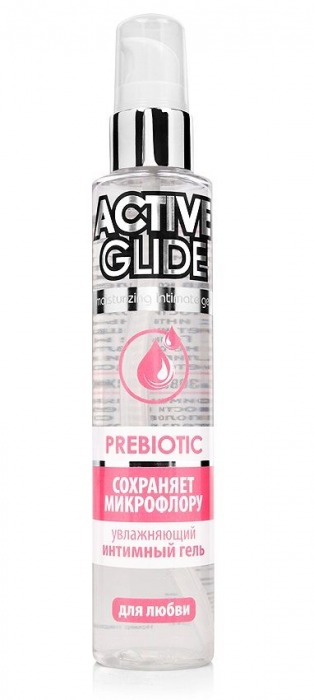 Увлажняющий интимный гель Active Glide Prebiotic - 100 гр. - Биоритм - купить с доставкой в Находке