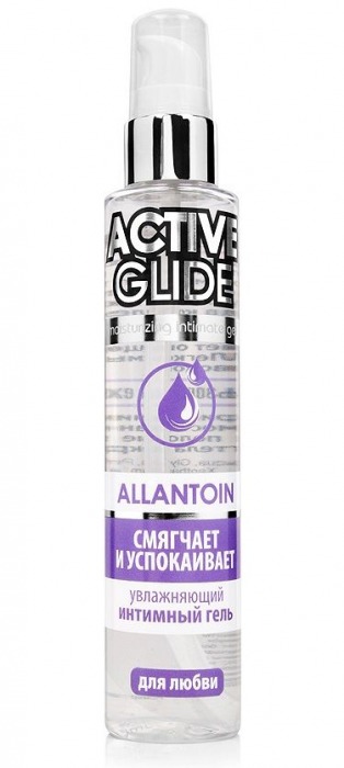 Увлажняющий интимный гель Active Glide Allantoin - 100 гр. - Биоритм - купить с доставкой в Находке