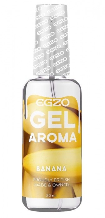 Интимный лубрикант EGZO AROMA с ароматом банана - 50 мл. - EGZO - купить с доставкой в Находке