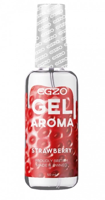 Интимный лубрикант EGZO AROMA с ароматом клубники - 50 мл. - EGZO - купить с доставкой в Находке