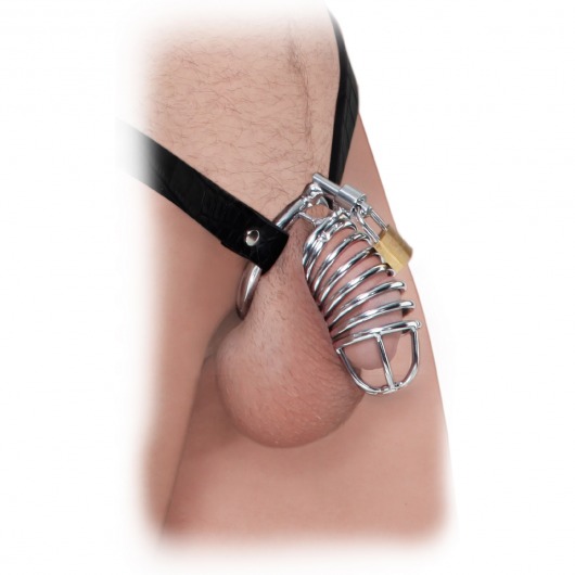 Кольцо верности Extreme Chastity Belt с фиксацией головки - Pipedream - купить с доставкой в Находке