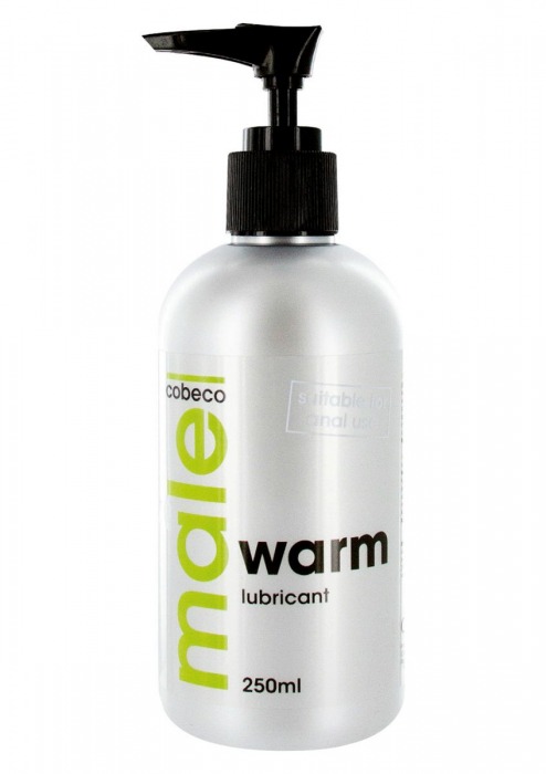 Лубрикант с согревающим эффектом MALE Cobeco Warm Lubricant - 250 мл. - Cobeco - купить с доставкой в Находке