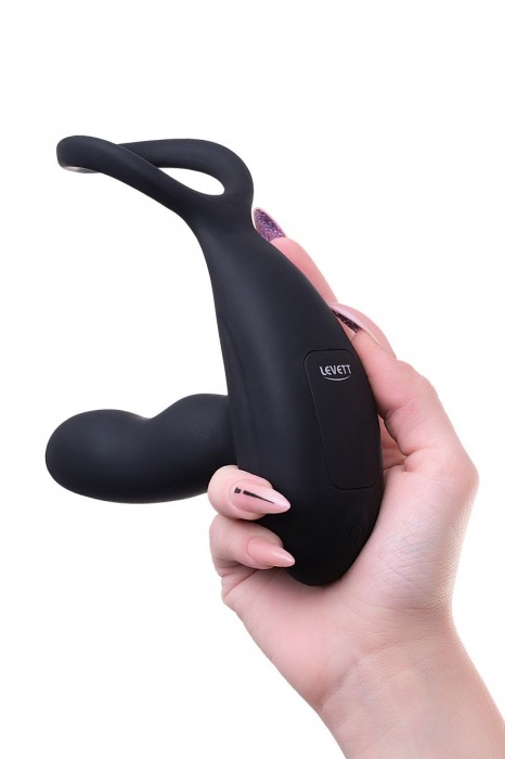 Черный стимулятор простаты Maud с вибрацией - Levett - в Находке купить с доставкой