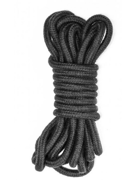 Черная веревка Do Not Disturb - 5 м. - Lola Games - купить с доставкой в Находке