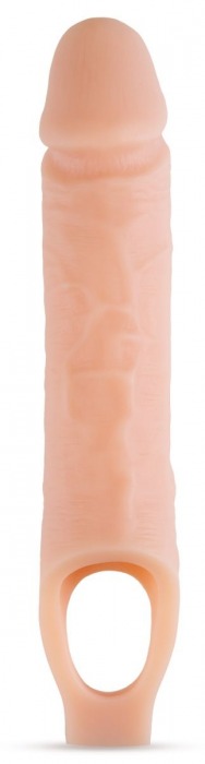 Телесный реалистичный фаллоудлинитель 10 Inch Silicone Cock Sheath Penis Extender - 25,4 см. - Blush Novelties - в Находке купить с доставкой