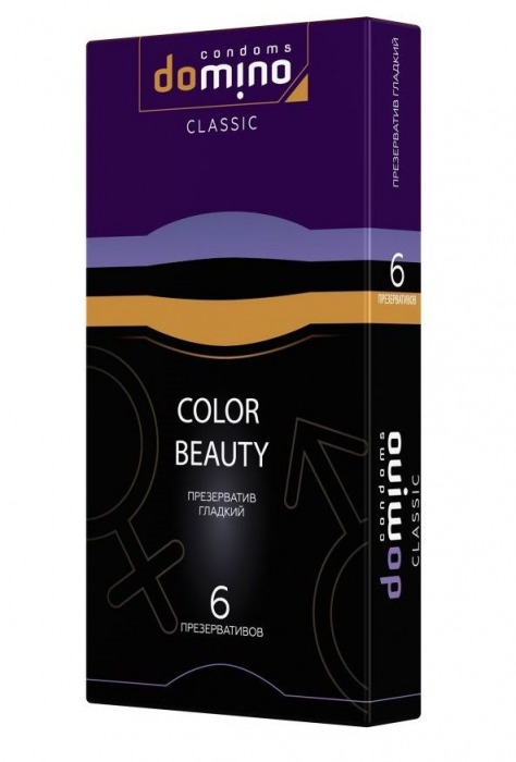 Разноцветные презервативы DOMINO Colour Beauty - 6 шт. - Domino - купить с доставкой в Находке