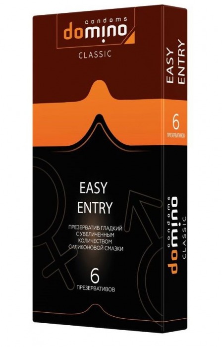 Презервативы с увеличенным количеством смазки DOMINO Easy Entry - 6 шт. - Domino - купить с доставкой в Находке