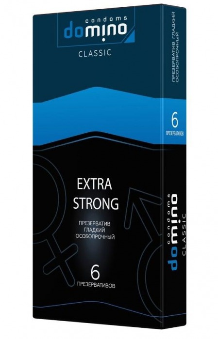 Суперпрочные презервативы DOMINO Extra Strong - 6 шт. - Domino - купить с доставкой в Находке