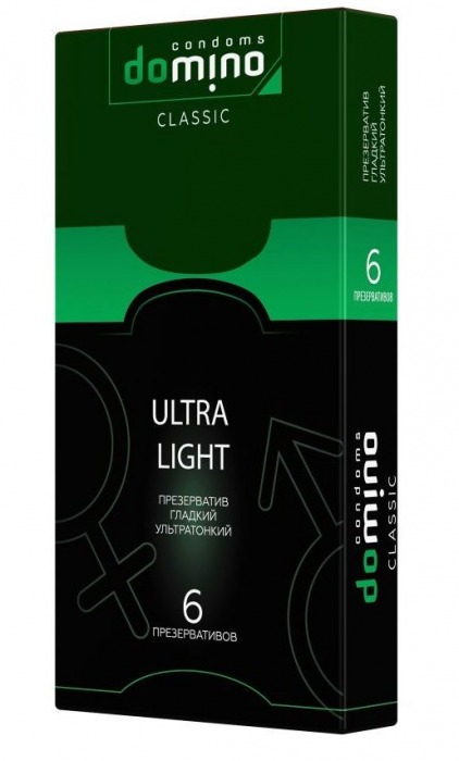 Супертонкие презервативы DOMINO Ultra Light - 6 шт. - Domino - купить с доставкой в Находке