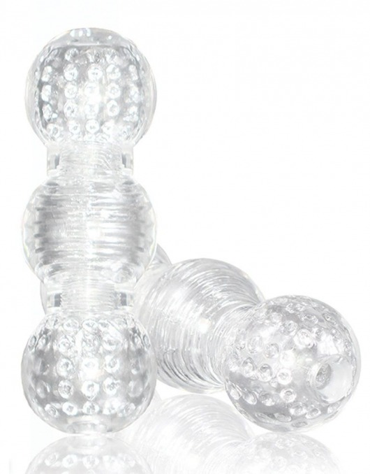 Прозрачный фигурный мастурбатор Master Stroker - Blush Novelties - в Находке купить с доставкой