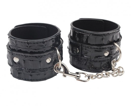 Черные наручники Surrender Wrist Restraints - Chisa - купить с доставкой в Находке