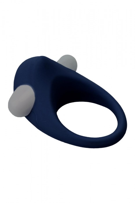 Гладкое синее эрекционное виброкольцо STIMU RING - Dream Toys - в Находке купить с доставкой