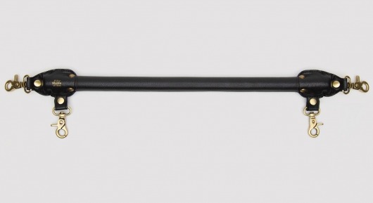 Черная распорка для ног Bound to You Faux Leather Spreader Bar - 50,8 см. - Fifty Shades of Grey - купить с доставкой в Находке