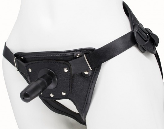 Черный пояс для насадок BEST CLASS STRAP - LOVETOY (А-Полимер) - купить с доставкой в Находке