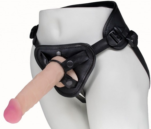 Пояс харнесс BEST UNI strap с 2 сменными насадками - 18,5 и 16 см. - LOVETOY (А-Полимер) - купить с доставкой в Находке