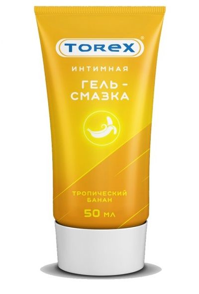 Смазка на водной основе TOREX  Тропический банан  - 50 мл. - Torex - купить с доставкой в Находке