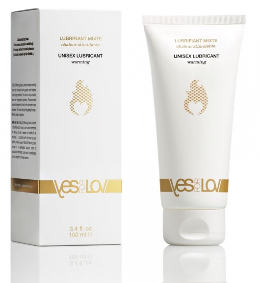 Лубрикант на водной основе с согревающим эффектом Warming Unisex Lubricant - 100 мл. - YESforLOV - купить с доставкой в Находке