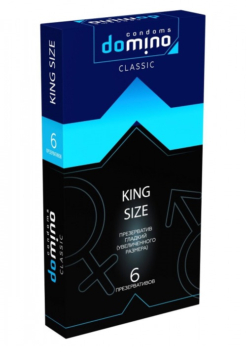 Презервативы увеличенного размера DOMINO Classic King size - 6 шт. - Domino - купить с доставкой в Находке