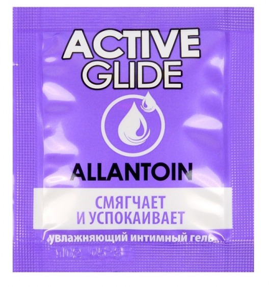 Лубрикант на водной основе Active Glide с аллантоином - 3 гр. - Биоритм - купить с доставкой в Находке
