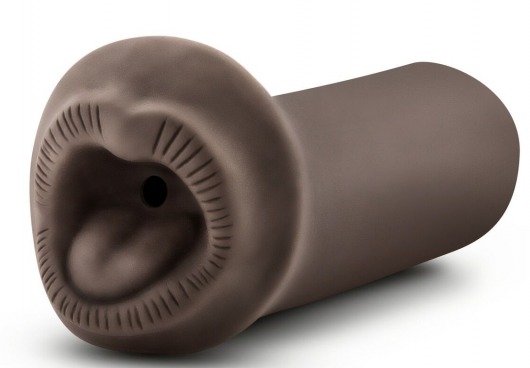 Коричневый мастурбатор-ротик Naughty Nicole - Blush Novelties - в Находке купить с доставкой