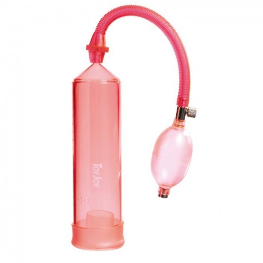 Красная вакуумная помпа Power Pump Red - Toy Joy - в Находке купить с доставкой