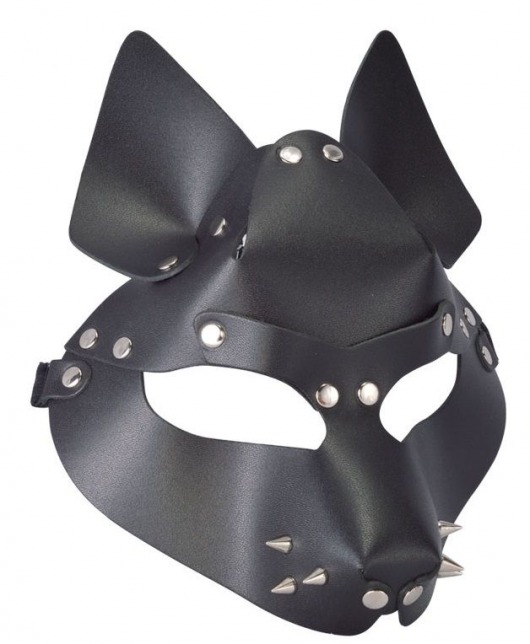Черная маска Wolf с шипами - Sitabella - купить с доставкой в Находке