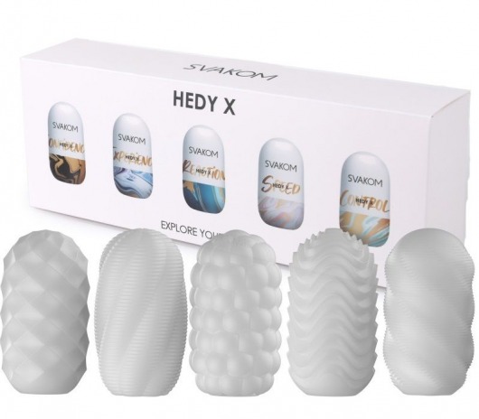 Набор из 5 мастурбаторов Hedy X5 Mixed - Svakom - в Находке купить с доставкой