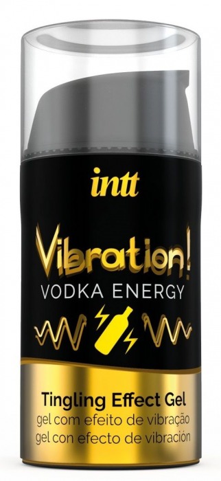 Жидкий интимный гель с эффектом вибрации Vibration! Vodka Energy - 15 мл. - INTT - купить с доставкой в Находке