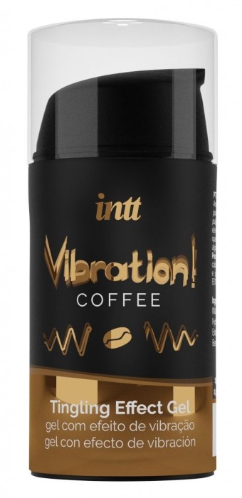 Жидкий интимный гель с эффектом вибрации Vibration! Coffee - 15 мл. - INTT - купить с доставкой в Находке