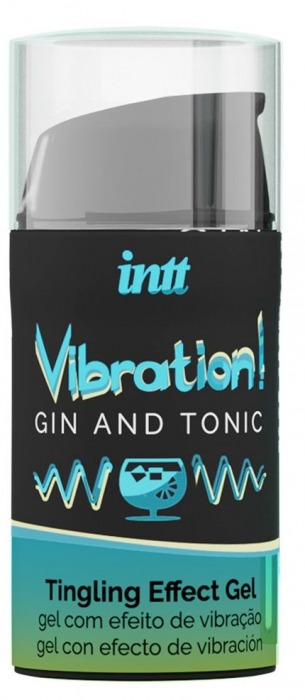 Жидкий интимный гель с эффектом вибрации Vibration! Gin   Tonic - 15 мл. - INTT - купить с доставкой в Находке