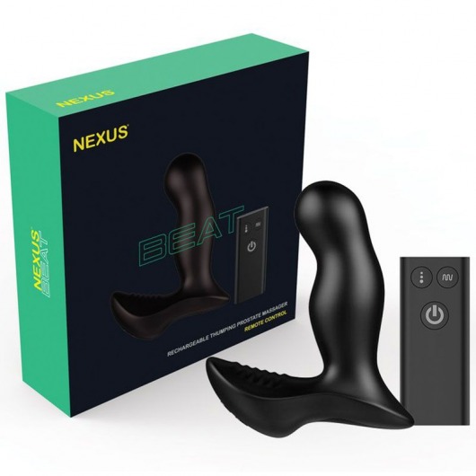 Черный вибромассажер простаты NEXUS Beat - 12 см. - Nexus Range - в Находке купить с доставкой