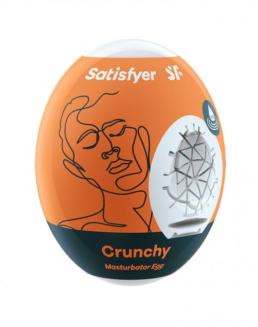 Мастурбатор-яйцо Satisfyer Crunchy Mini Masturbator - Satisfyer - в Находке купить с доставкой
