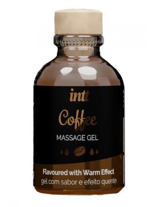 Массажный гель с согревающим эффектом Coffee - 30 мл. - INTT - купить с доставкой в Находке