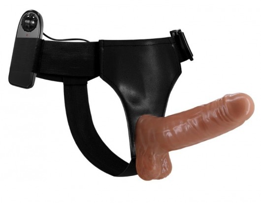 Страпон на трусиках с вибрацией Ultra Passionate Harness - 16 см. - Baile - купить с доставкой в Находке