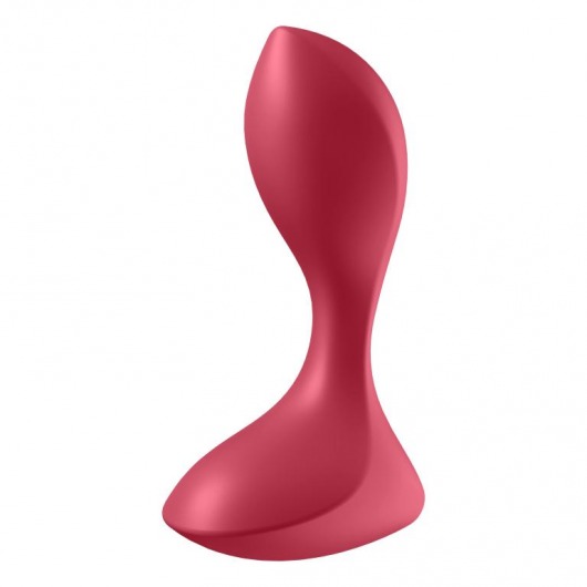 Красный вибромассажёр простаты Satisfyer Backdoor Lover - 14 см. - Satisfyer - в Находке купить с доставкой