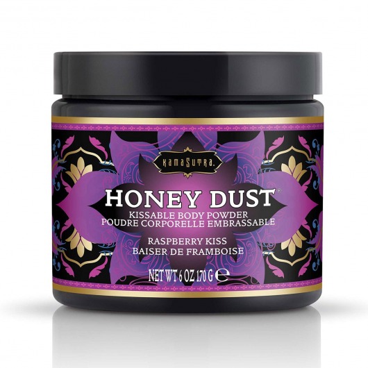 Пудра для тела Honey Dust Body Powder с ароматом малины - 170 гр. - Kama Sutra - купить с доставкой в Находке