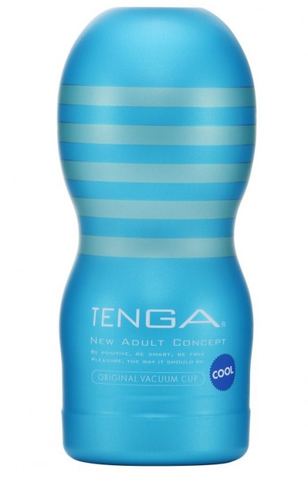 Мастурбатор с охлаждающей смазкой TENGA Original Vacuum Cup Cool - Tenga - в Находке купить с доставкой