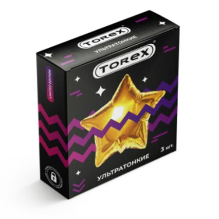 Презервативы Torex Party  Ультратонкие  - 3 шт. - Torex - купить с доставкой в Находке