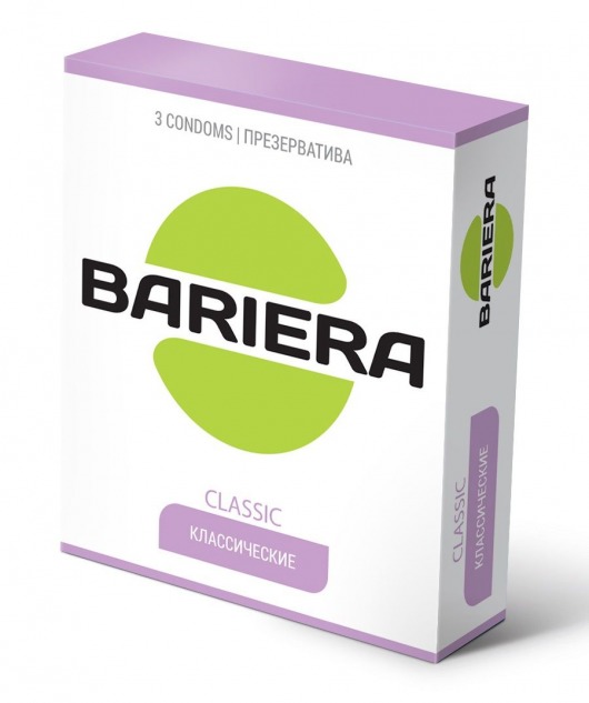 Классические презервативы Bariera Classic - 3 шт. - Bariera - купить с доставкой в Находке