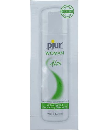 Лубрикант на водной основе pjur WOMAN Aloe - 2 мл. - Pjur - купить с доставкой в Находке