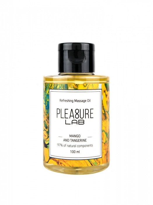 Массажное масло Pleasure Lab Refreshing с ароматом манго и мандарина - 100 мл. - Pleasure Lab - купить с доставкой в Находке