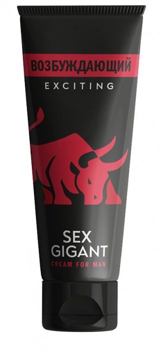 Возбуждающий крем для мужчин Sex Gigant - 80 мл. - Миагра - купить с доставкой в Находке