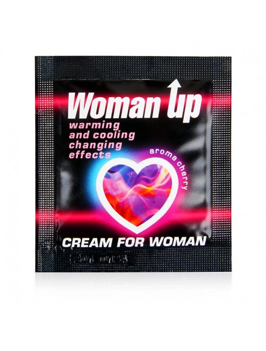 Возбуждающий крем для женщин с ароматом вишни Woman Up - 1,5 гр. - Биоритм - купить с доставкой в Находке