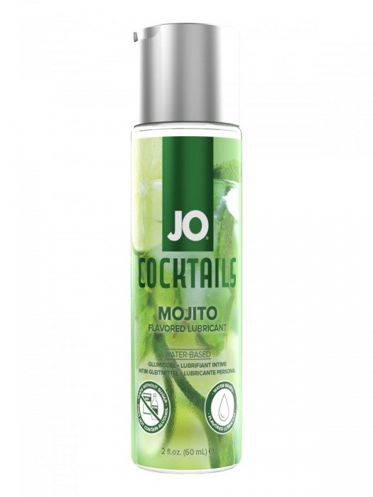 Вкусовой лубрикант на водной основе JO Cocktails Mojito - 60 мл. - System JO - купить с доставкой в Находке